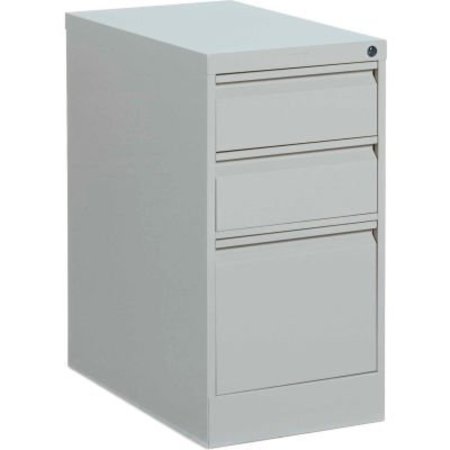 GEC Global„¢ 1900 Series Freestanding Box/Box/File Pedestal 15"W x 22-5/8"D x 27-5/8"H Light Grey 19FP23BBF-LGR